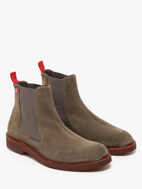 Chelsea Boots Emerge 3 En Cuir No brand Vert men 13990 vue secondaire 1