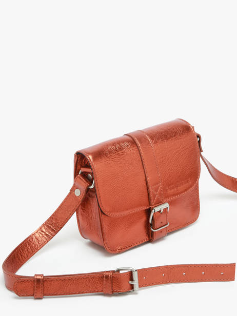 Sac BandouliÃ¨re L'essentiel Ginger Cuir Paul marius Orange ginger ESSENGIN vue secondaire 2
