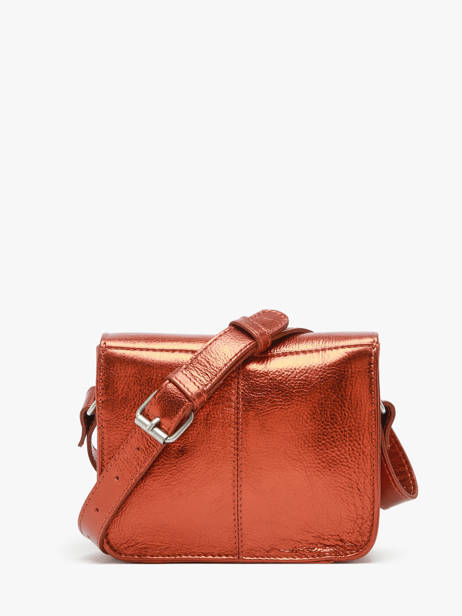 Sac BandouliÃ¨re L'essentiel Ginger Cuir Paul marius Orange ginger ESSENGIN vue secondaire 4
