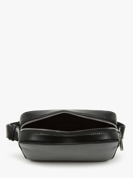 Sac BandouliÃ¨re Embossed Logo Polyester RecyclÃ© Calvin klein jeans Noir embossed logo K612555 vue secondaire 2