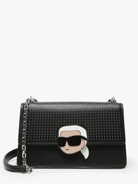 Shoulder Bag K Ikonic 2.0 Leather Karl lagerfeld Black k ikonic 2.0 246W3027