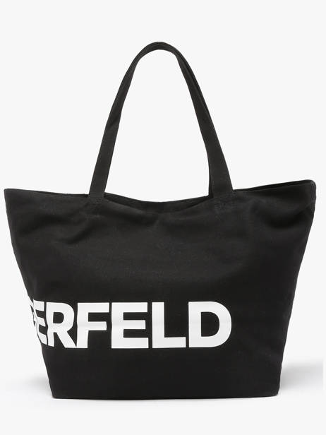 Shopping Bag K Essential Cotton Karl lagerfeld Black k essential 246W3886 other view 4