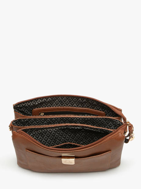 Sac BandouliÃ¨re Ajoure Lulu castagnette Marron ajoure WINTER vue secondaire 3