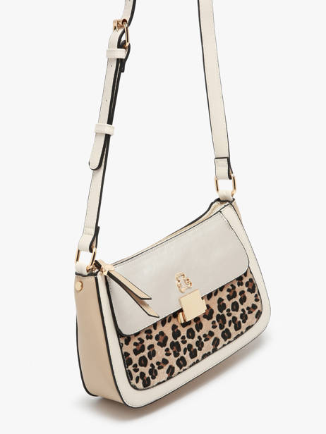 Sac Bandoulière Leopard Lulu castagnette Beige leopard TWIGGY vue secondaire 2