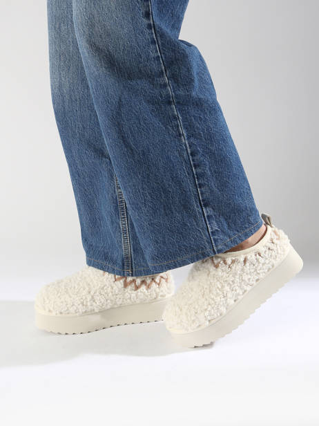 Mules Eggy Colors of california Blanc women CYWPLA06 vue secondaire 1