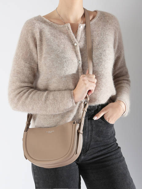 Shoulder Bag Grained Miniprix Beige grained H8525 other view 1