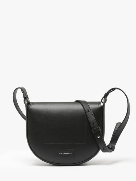 Sac Bandoulière K Circle Cuir Karl lagerfeld Noir k circle A1W30212 vue secondaire 3