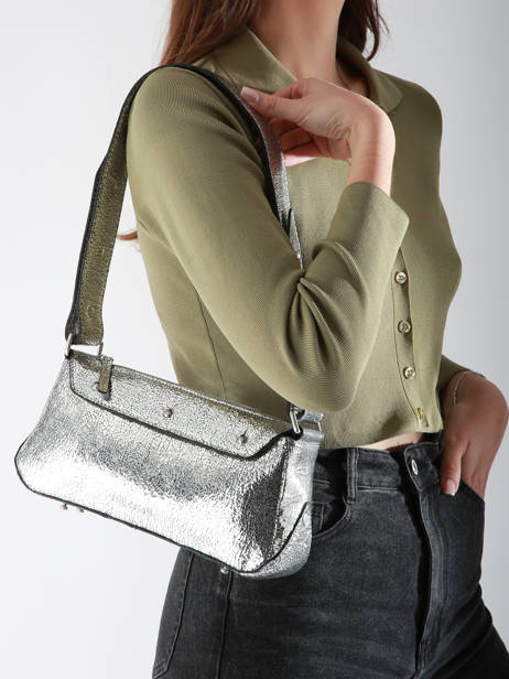 Sac BandouliÃ¨re Billie  Miroir Paul marius Argent miroir BILLIMIR vue secondaire 1