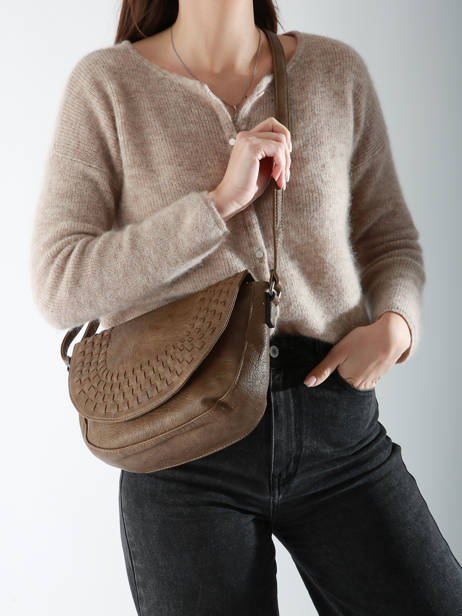 Shoulder Bag Winter Tresse Miniprix Beige winter tresse 6004 other view 1
