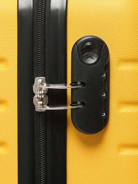 Valise Cabine Travel Jaune valencia S vue secondaire 1