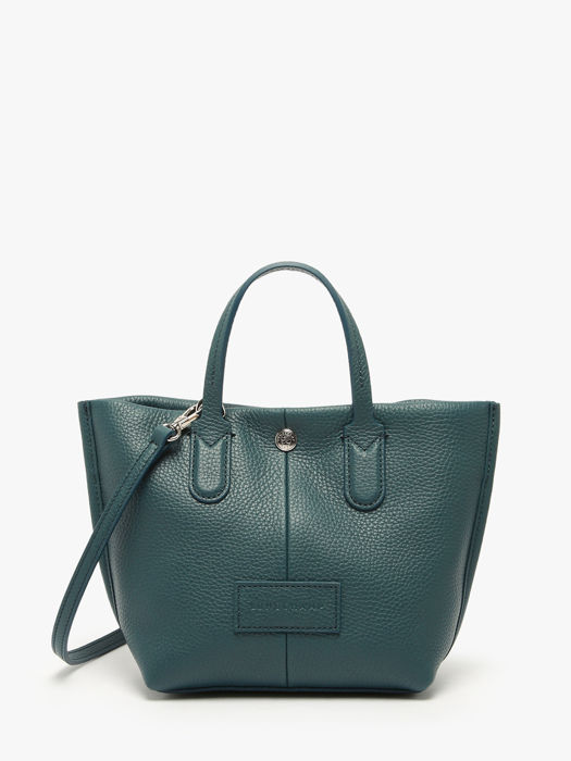 Longchamp Essential cuir Sacs porté main Vert