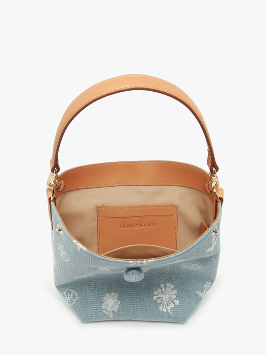 Longchamp Le roseau denim Sacs porté travers Bleu