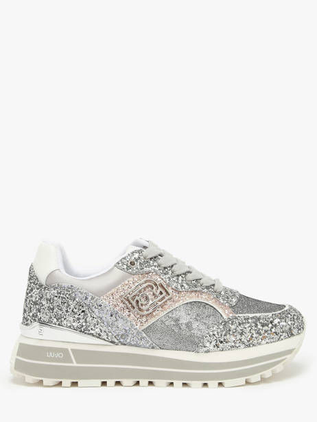 Sneakers Maxi Wonder 73 Liu jo Silver women BA5015TX