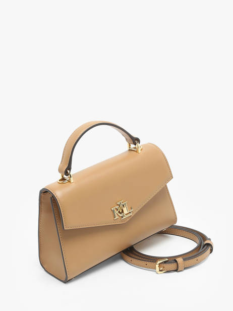 Handbag Farrah Leather Lauren ralph lauren Beige farrah 31968761 other view 2
