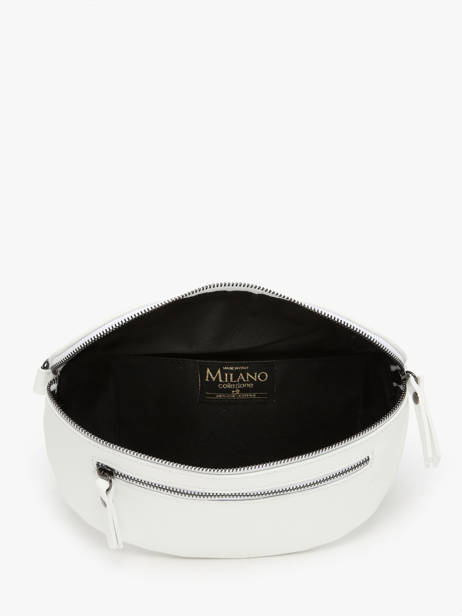 Leather Caviar Belt Bag Milano White caviar CA23111 other view 3