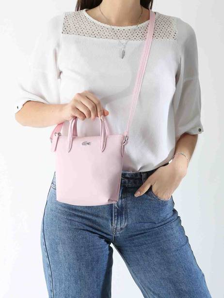 Crossbody Bag L.12.12 Concept Lacoste Pink l.12.12 concept NF2609PO other view 1