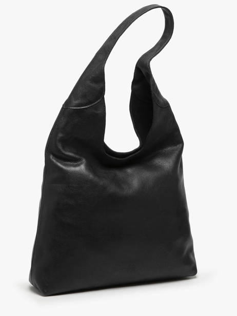 Sac Porté épaule Cow Cuir Basilic pepper Noir cow BCOW2L vue secondaire 2