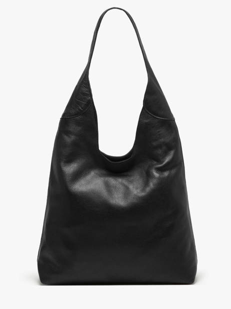 Sac Porté épaule Cow Cuir Basilic pepper Noir cow BCOW2L vue secondaire 4