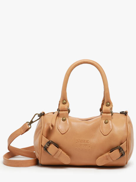 Sac Bandoulière Strappy Cuir Basilic pepper Marron strappy BSTR01