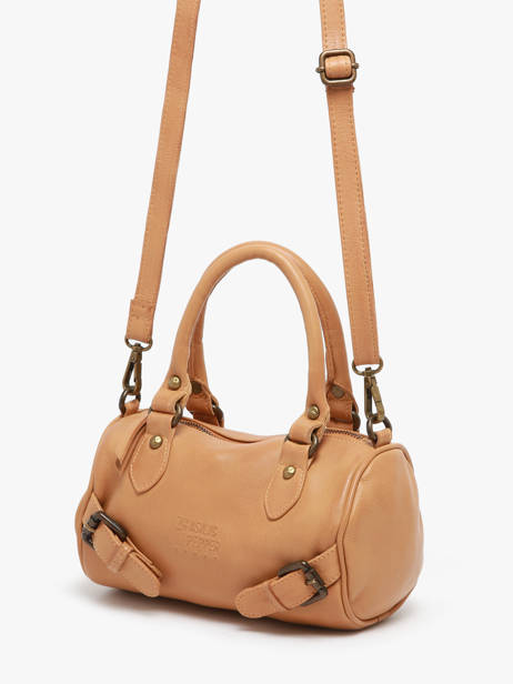 Sac Bandoulière Strappy Cuir Basilic pepper Marron strappy BSTR01 vue secondaire 3