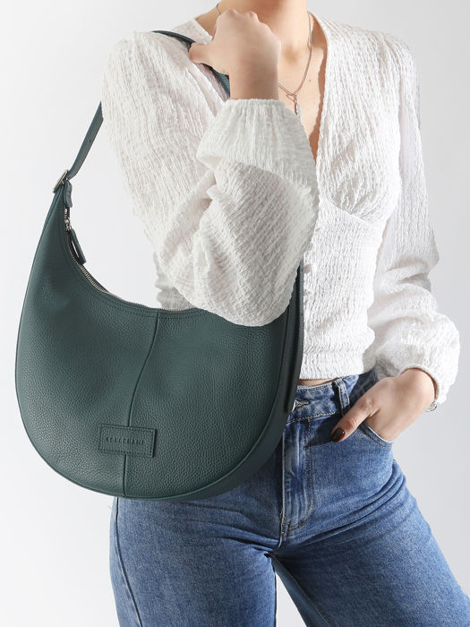 Longchamp Essential cuir Hobo bag Green