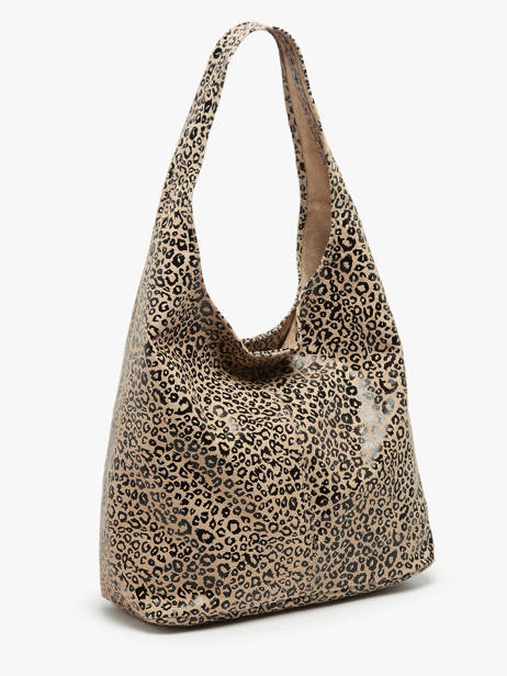 Shoulder Bag Velvet Leopardo Leather Milano Multicolor velvet leopardo VL24062 other view 2