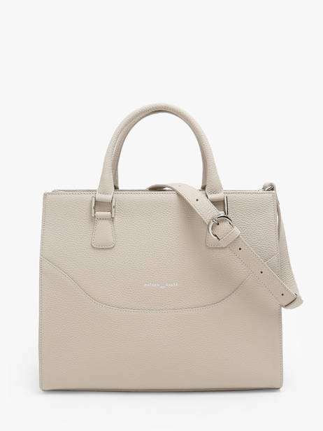 Satchel Event Leather Nathan baume Beige event 8 other view 4
