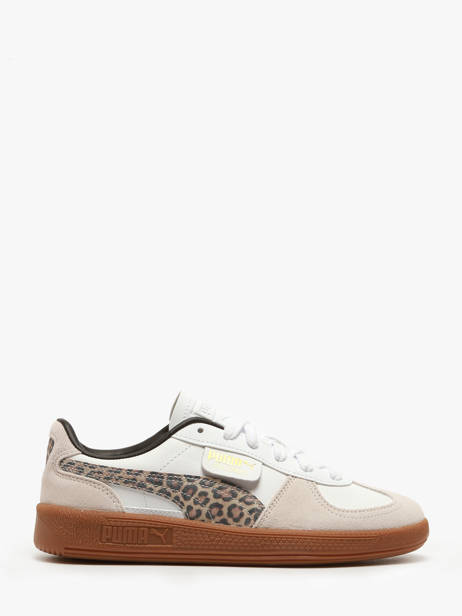 Sneakers In Leather Puma Beige women 40304401