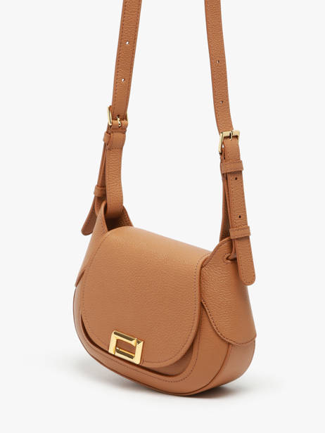 Sac BandouliÃ¨re Paulette Cuir Lancel Marron paulette A13330 vue secondaire 2