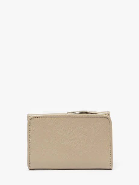 Wallet Leather Nat et nin Beige vintage LOTTI other view 3