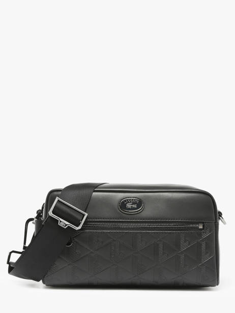 Crossbody Bag Lacoste Black monogramme NH4398MR