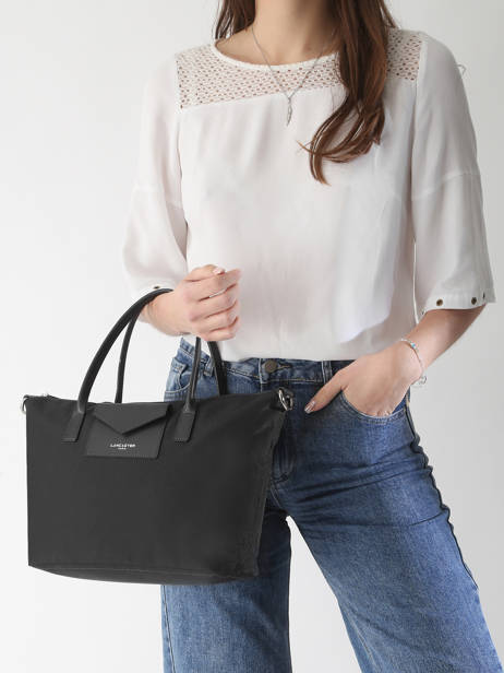 Sac Porté Main Smart Kba Nylon Lancaster Noir smart kba 36 vue secondaire 1