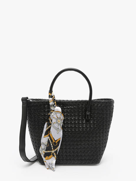 Ccrossbody Satchel Braided Miniprix Black braided 1