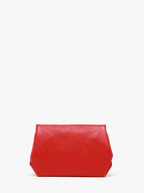 Coin Purse Leather Paul marius Red mon amour GUSTAAMO other view 2