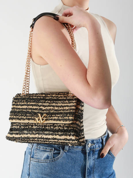 Shoulder Bag Estival Raphia Vanessa wu Black estival MA0100 other view 1