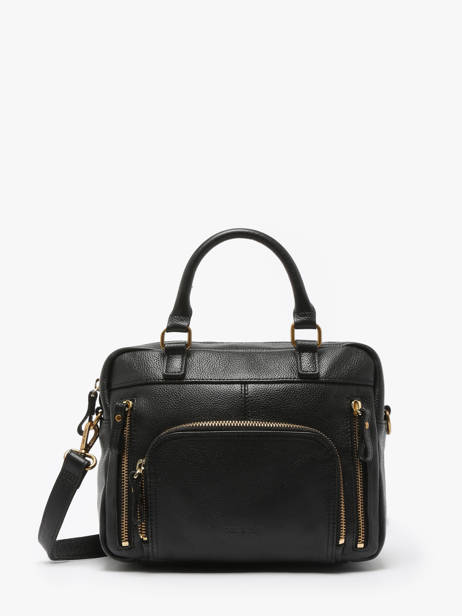 Leather Baby Macy Crossbody Bag Nat et nin Black vintage BABYMACY