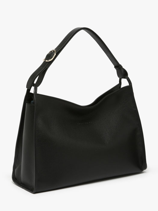 Longchamp Le foulonné Hobo bag Black