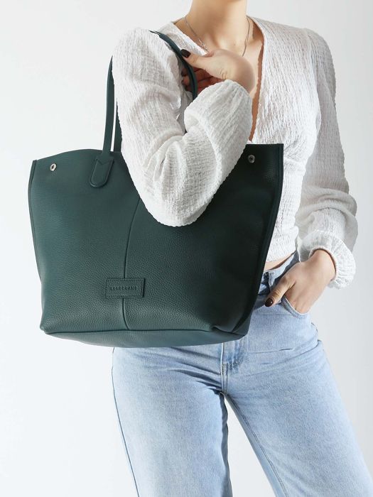 Longchamp Essential cuir Besaces Vert