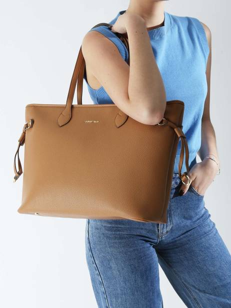 Sac PortÃ© Ã©paule Ld Bags Polyurethane Laurent david Marron ld bags 887 vue secondaire 1