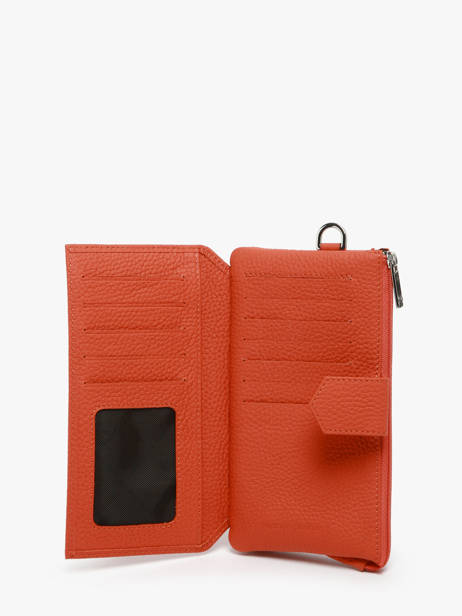 Leather Wallet Original N Nathan baume Orange original n 104N other view 1