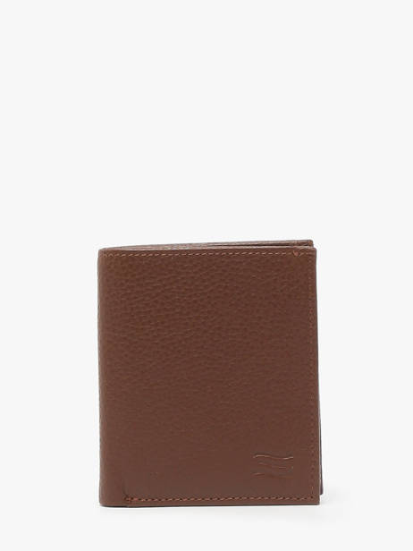 Wallet Leather Crinkles Brown caviar 14178