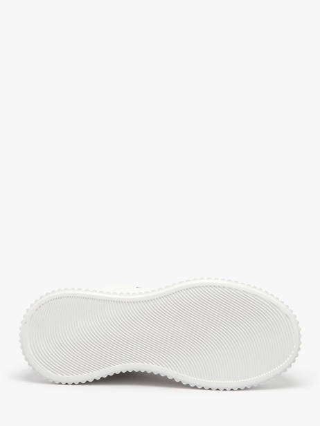 Sneakers Kreeper Low Valentine En Cuir Karl lagerfeld Blanc women KL42314V vue secondaire 5