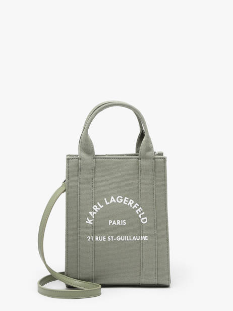 Sac BandouliÃ¨re Rsg Coton Karl lagerfeld Vert rsg A1W50039