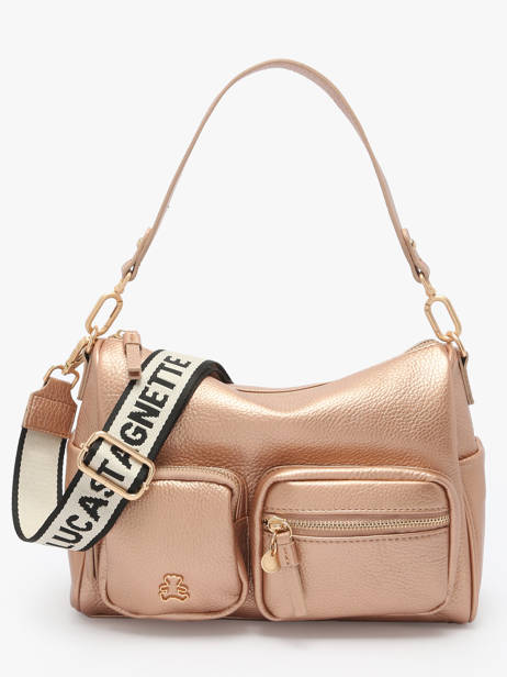 Sac PortÃƒÂ© ÃƒÂ©paule City Lulu castagnette Rose city YASIN