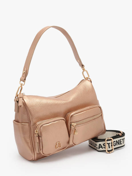 Sac PortÃƒÂ© ÃƒÂ©paule City Lulu castagnette Rose city YASIN vue secondaire 2