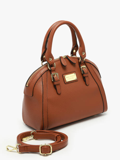 Sac PortÃ© Main Isadora Ted lapidus Marron isadora TLRR2142 vue secondaire 2