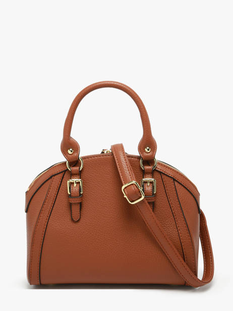 Sac PortÃ© Main Isadora Ted lapidus Marron isadora TLRR2142 vue secondaire 4