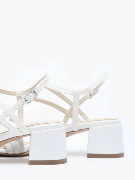Sandales Ã  Talon En Cuir Tamaris Blanc women 42 vue secondaire 2