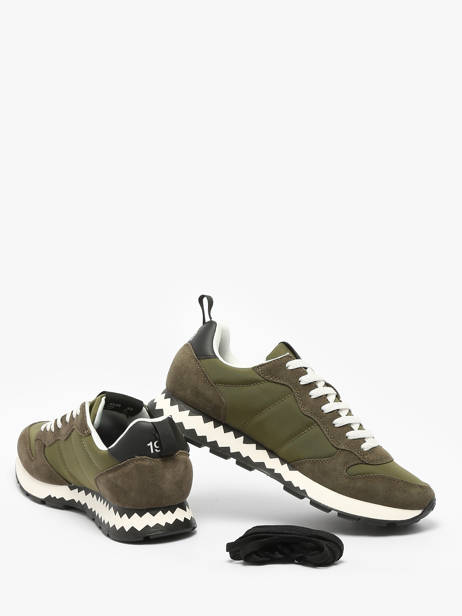 Sneakers Sun68 Vert men Z35104 vue secondaire 3