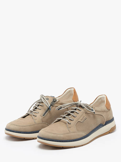 Sneakers Delbuck En Cuir Fluchos Beige men F2211 vue secondaire 2